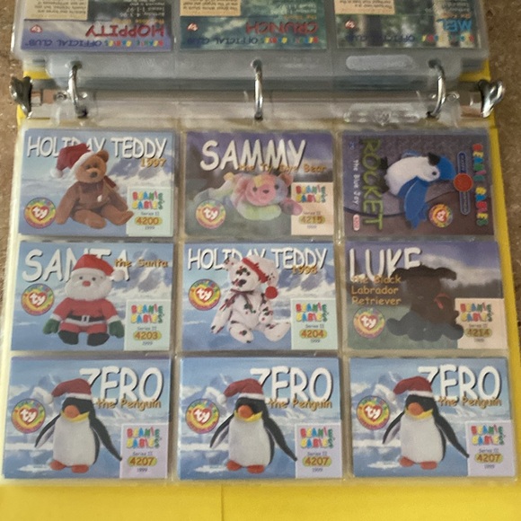 Beanie Baby 1998 official collector’s binder with cards. - Picture 10 of 13